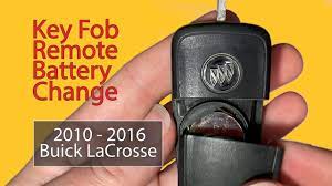 1 Minute Tutorial! 2010 - 2016 Buick LaCrosse Key Fob Remote Battery Change  - YouTube