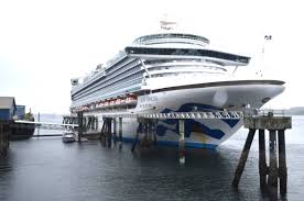 first cruise ship in two years docks in