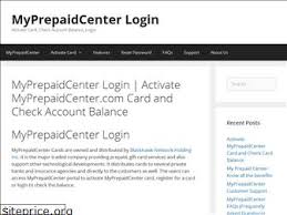 For further assistance, please contact the customer service number on the back of your card. Top 13 Similar Websites Like Myprepaidcenter Page And Alternatives
