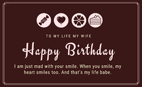 romantic birthday wishes for wife