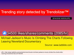 Michael Jacksons Music Is Climbing The Charts Following