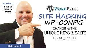 wordpress site hacking by config php