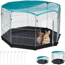 relaxdays pet play pen net cover