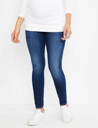 7 For All Mankind Secret Fit Belly B Air Ankle Skinny Maternity Jeans