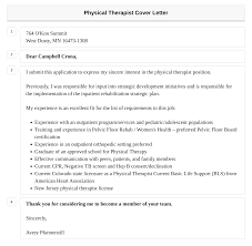 physical the cover letter