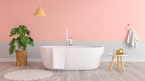 Bathroom To Help Mute Your Pink Tiles
