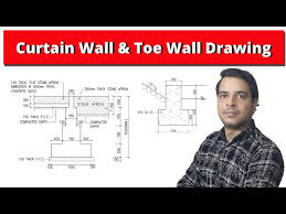 Curtain Wall Toe Wall Drawing