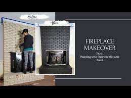 Diy Fireplace Makeover Part 1 Painting