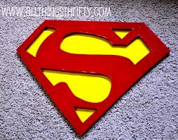 Superman Wall Art All Things Thrifty