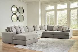 avaliyah 6 piece laf sectional in ash
