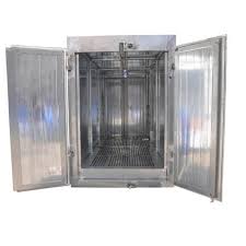 p through powder coating oven with