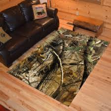 realtree camo hunting rug carpet rustic