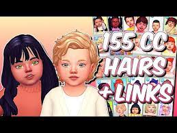 the sims 4 maxis match toddler hair