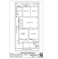 30 X 60 South Facing House Dwg File