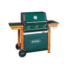 outback apollo 3 burner gas bbq red for