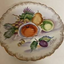 Fruit Signed Collectors Wall Plate