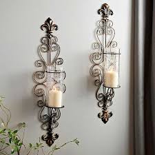 And, it is available in all our stunning finishes which. Lamp Set Of 2 Antiqued Bronze Della Corte Wall Sconce Candle Holder Wall Decor Black Lamps