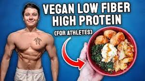 Protein is a macronutrient that forms the building blocks of the human body. Full Day Of High Protein Low Er Fiber Vegan Bodybuilding Meals Youtube