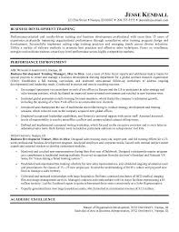 Sample resume corporate training manager  Training Resume Sample    