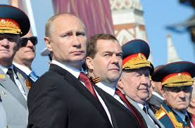 Russian president vladimir putin addresses the federal assembly at the manezh exhibition hall in downtown russian prime minister dmitry medvedev, center, along with other officials, listens to. An Inside Look At Vladimir Putin S Many Moves To Retain Power The Japan Times