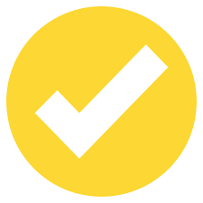 Archivo:Eo círculo amarillo checkmark.svg - Wikipedia