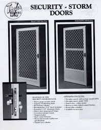 New Aluminum Security Storm Doors