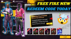 free fire redeem code today 7 october