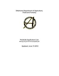 oklahoma department of agriculture