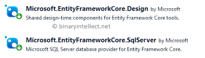 eny framework core and asp net core