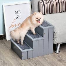 pawhut pet steps 3 step dog stairs for