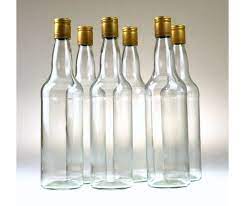 Glass Spirit Bottles Metal Spirit