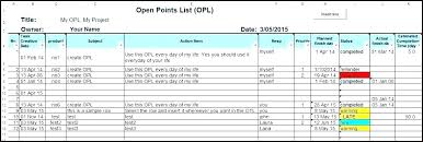 Project Task List Template Excel To Do Or For Sample Issue Open