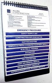 Ehsconsult Emergency Procedures Flip Charts