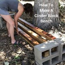 How To Make A Diy Cinderblock Bench