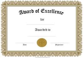 Free Printable Blank Award Certificate Templates Free Funny Award
