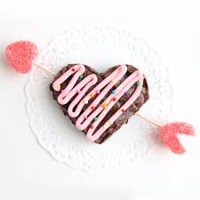 Shot Through The Heart Shaped Valentines Brownies Its