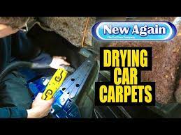 how to dry carpets in a wet car you