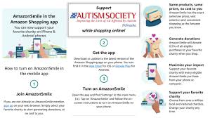 On the amazon smile site, search for your organization via its name or ein, select it and then create an administrator account. Amazon Smile Infographic 2020 Autism Society