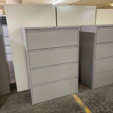 haworth 4 drawer lateral file office