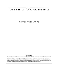 homeowner guide qualex landmark