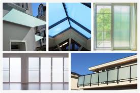 Clear Frosted Laminated Glass Panels