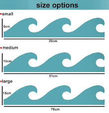 Wave Sea Stencil Nautical Decor By Ideal Stencils