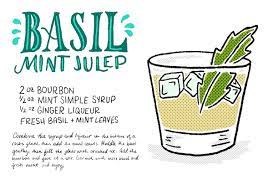 friday happy hour the basil mint julep