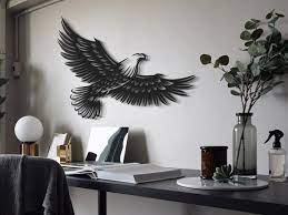 Metal Eagle Wall Art Wings Open Eagle