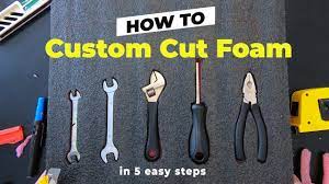 how to custom cut foam in 5 easy steps