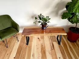 Live Edge Coffee Table Handmade Redwood