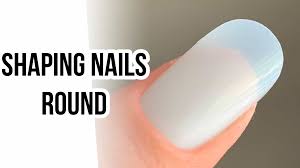 how to shape nails round paola ponce