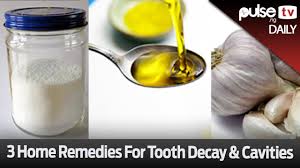 You need to see your dentist to get your tooth decay repaired, but what do you do until your appointment? 3 Home Remedies For Tooth Decay Cavities Pulse Daily Youtube