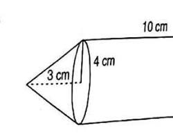cylinder and a cone side by side resmi
