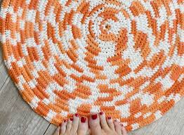 crochet a s yarn rope bath mat